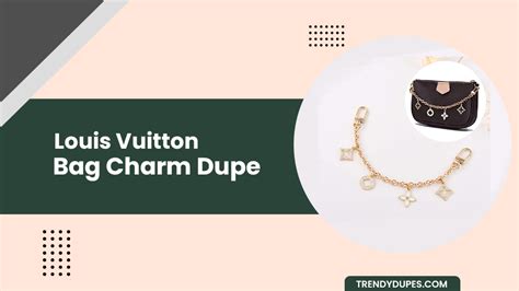 louis vuitton bag charm dupe